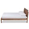 Baxton Studio Giuseppe Modern and Contemporary Walnut Brown Finished Full Size Platform Bed 183-11048-Zoro - alternate 5